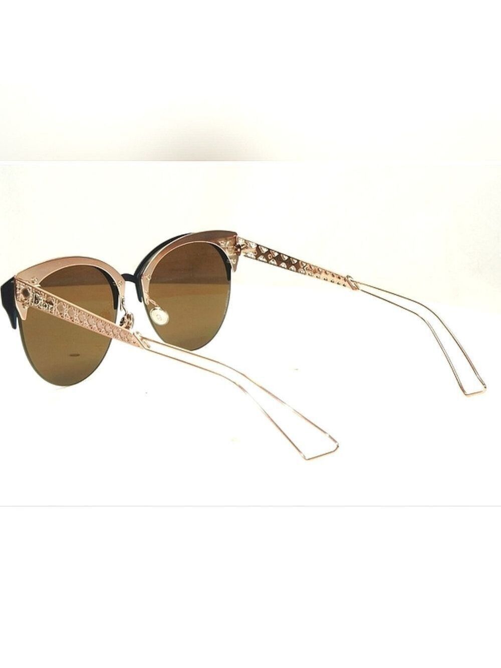 DIOR "DIORAMA CLUB" FBX/A4 55MM MATTE BLUE & PINK  DESIGNER WOMEN'S SUNGLASSES - Picture 5 of 8